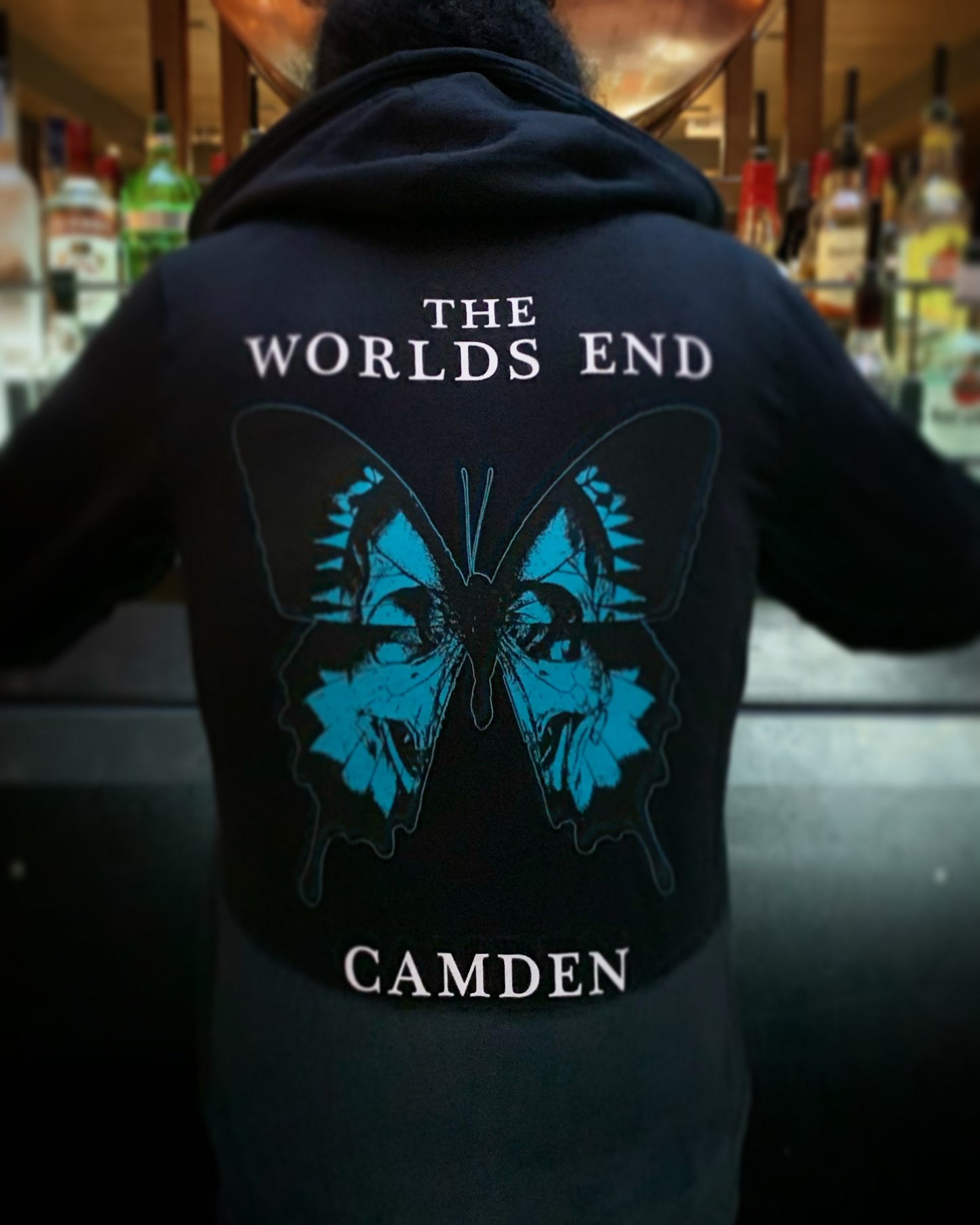 The World's End Camden Butterfly - Zipped Hoodie