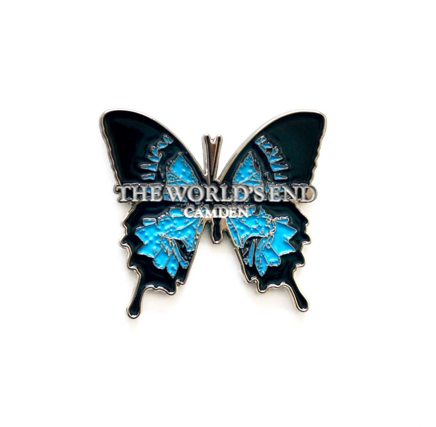 The World's End Butterfly Pin Badge