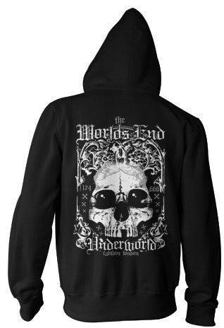 The World's End Skull Zipped Hoodie