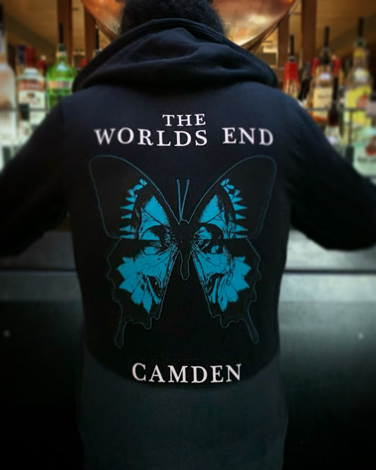 Worlds End Camden, Skull Butterfly - hoodie